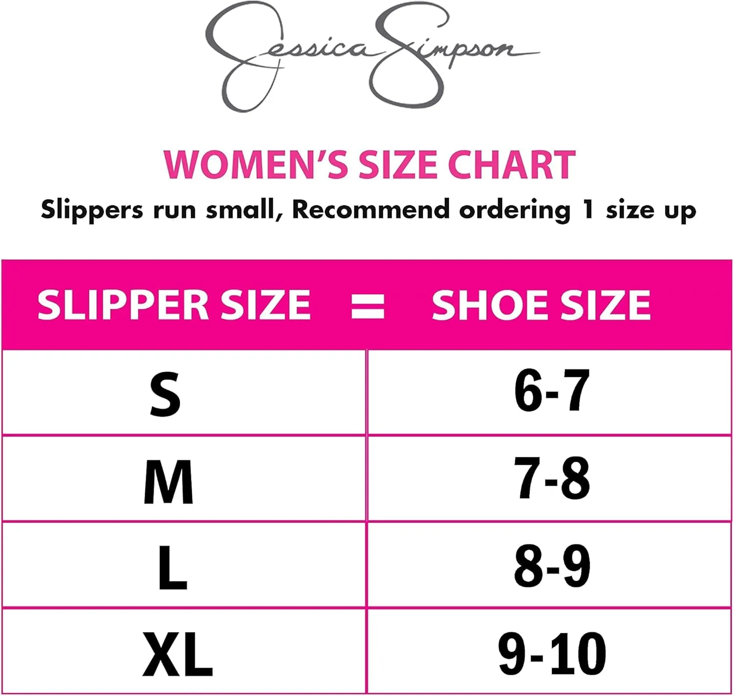 Jessica Simpson Women's Plush Marshmallow Slide on House Slipper Clog with Memory Foam