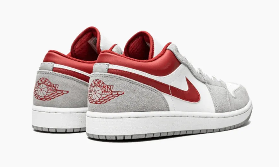 Jordan 1 Low Light Smoke Grey Gym Red