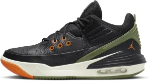 Jordan Max Aura 5 Men's Shoes (DZ4353-003, Black/Bright Mandarin/Sail/Sky J Light Olive) Size 13