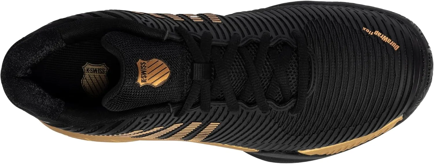 K-Swiss/Master Athletics Men's Hypercourt Express 2 Tennis Shoe (Black/Gold)