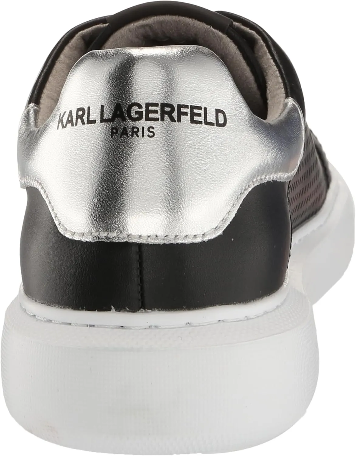 Karl Lagerfeld Paris Men's Recylced Leather Lace Up Sneaker