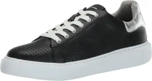 Karl Lagerfeld Paris Men's Recylced Leather Lace Up Sneaker