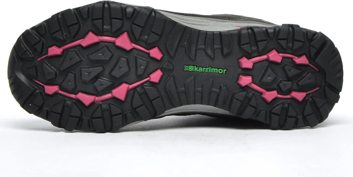 Karrimor Women's Isla Mid Ladies Weathertite Black High Rise Hiking Boots, 4 UK