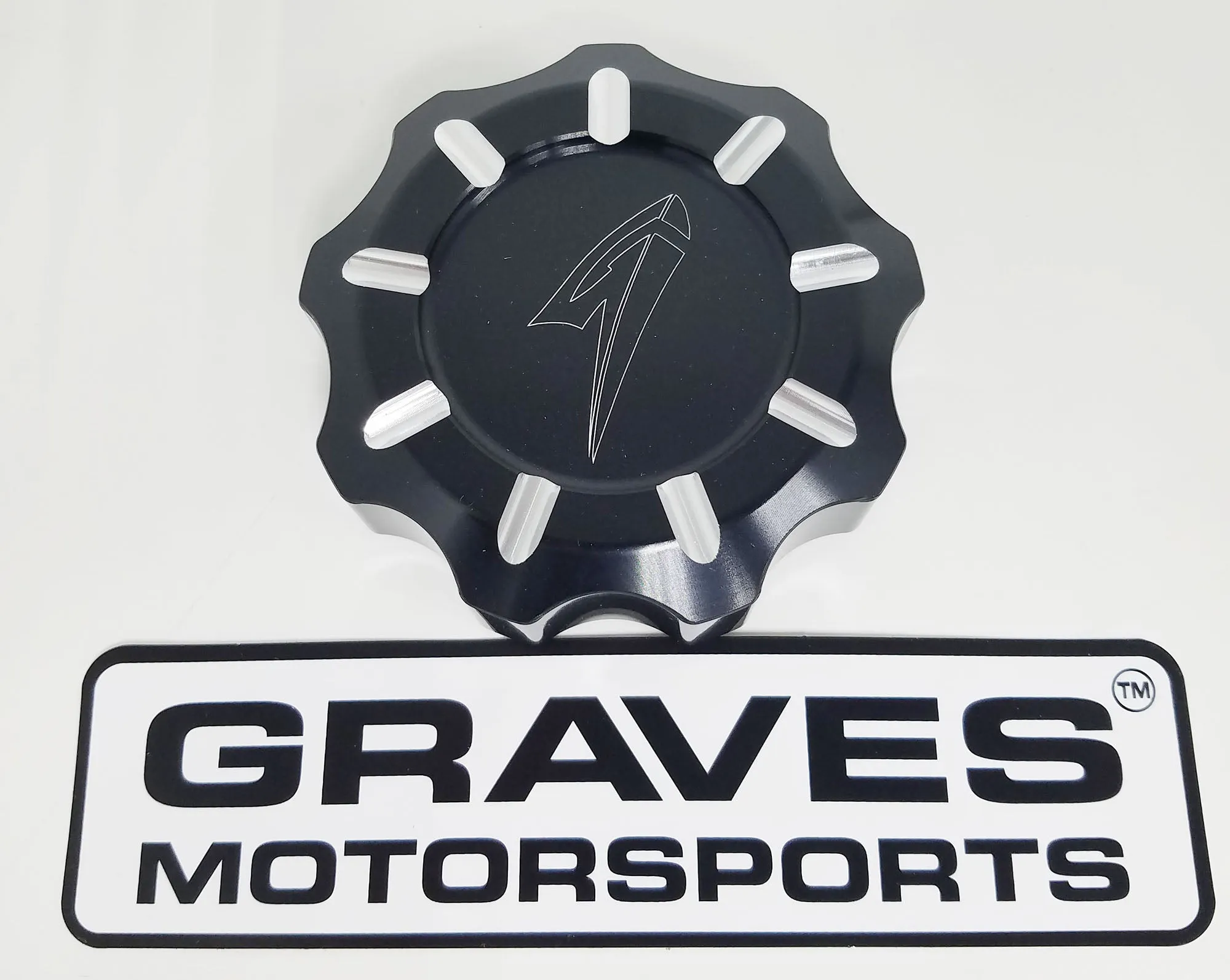 Kawasaki Teryx KRX 1000 Billet Machined Gap Cap - Black