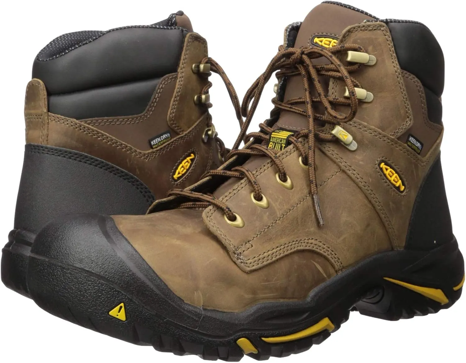 KEEN Utility Men's MTVernon 6" Steel Toe Waterproof Work Boot