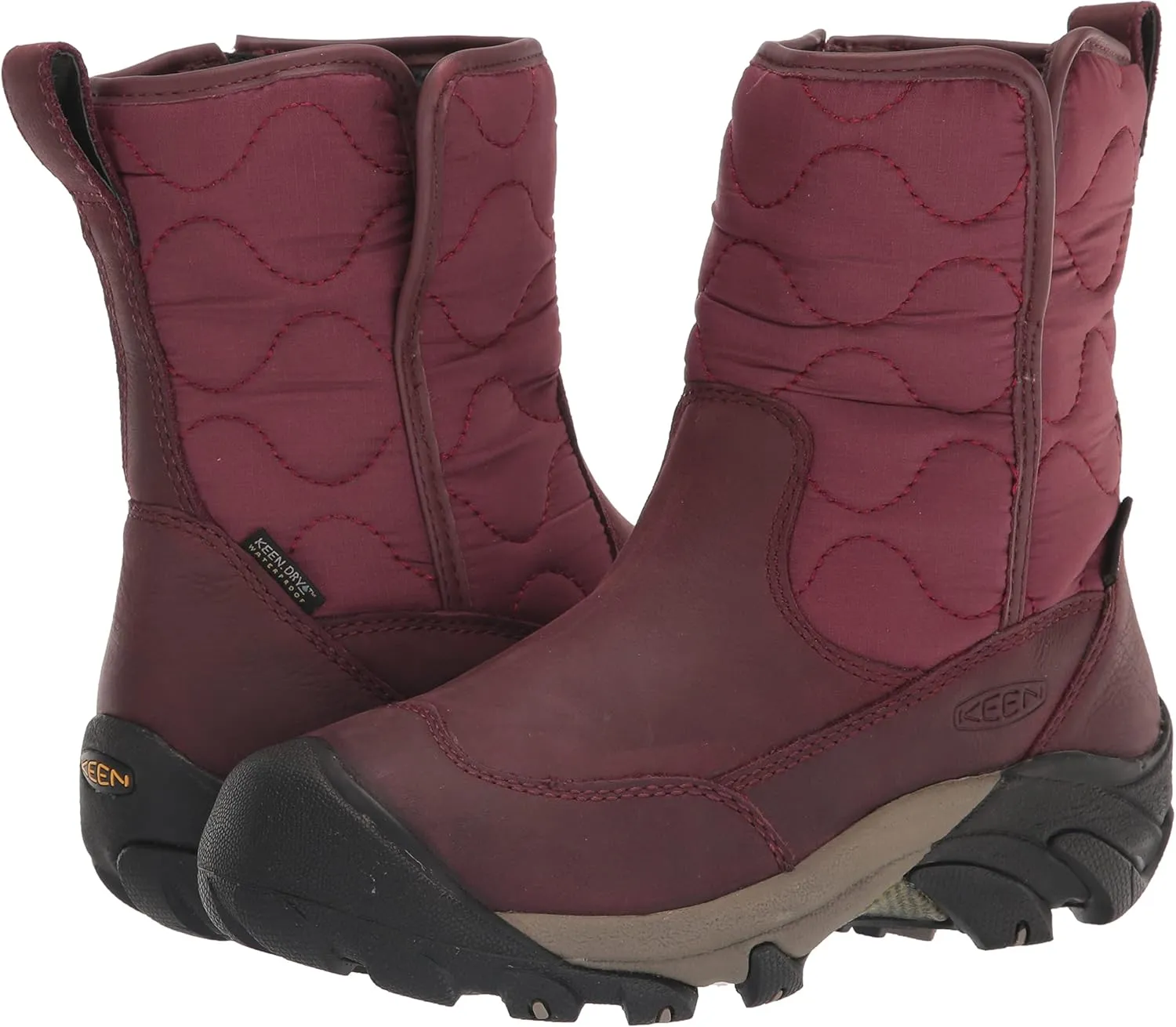 KEEN Women's Betty Boot Pull on Waterproof Insulated Snow, 10.5 US
