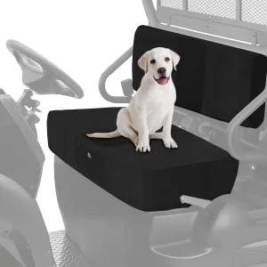 KEMIMOTO Mule Seat Cover Compatible with Kawasaki Mule 610 600 2005-2016 Mule SX 2017-2023 Black UTV Bench Seat Cover for Dogs Cats Durable Fabric with UV PVC Coating Water-Resistant Accessories Parts
