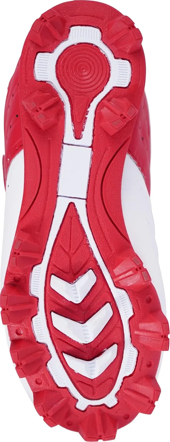 Kid's FG Baseball Cleats - Lightweight Softball Shoes for Boys Girls - Athletic Youth Softball Shoes