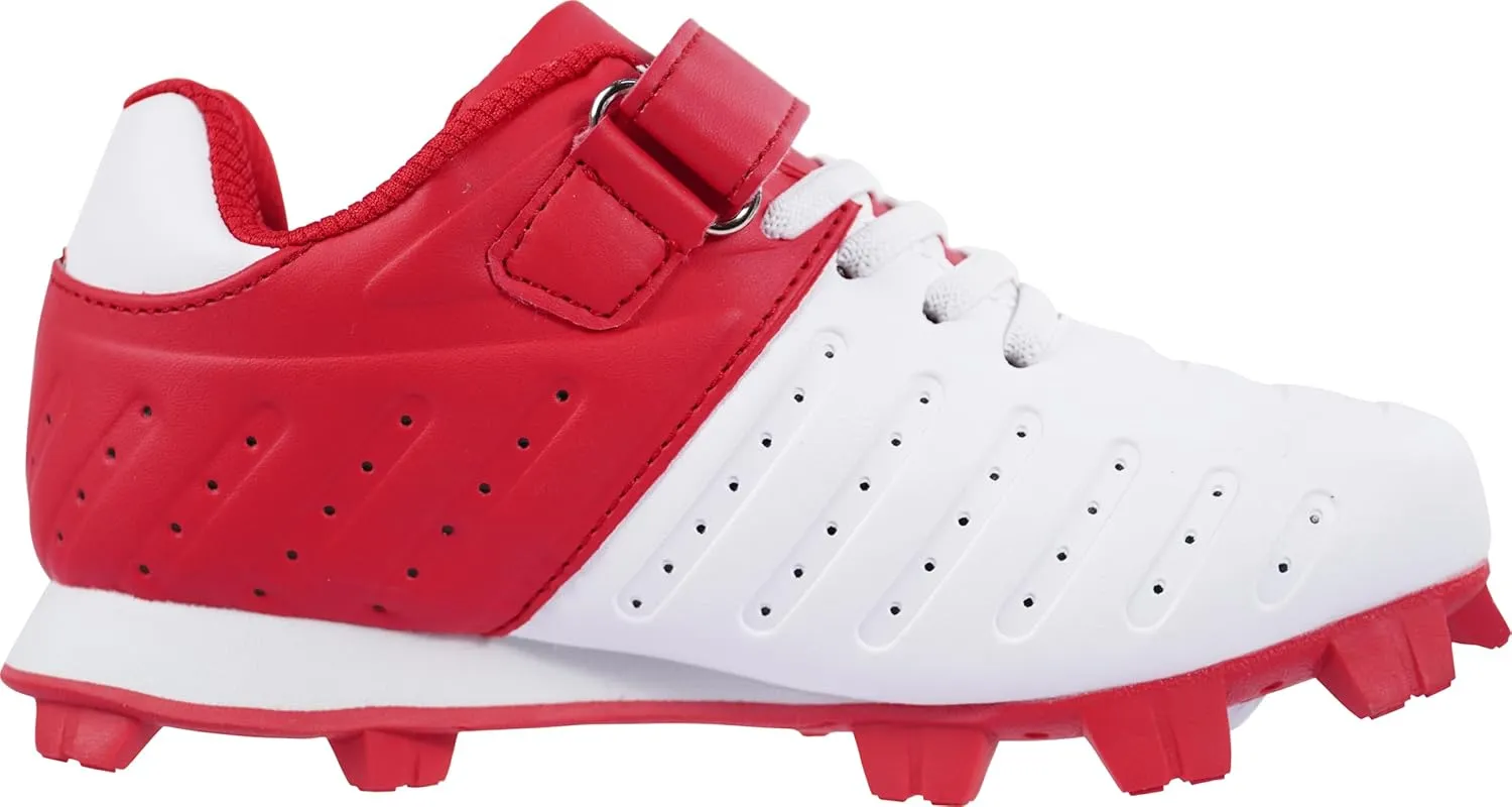 Kid's FG Baseball Cleats - Lightweight Softball Shoes for Boys Girls - Athletic Youth Softball Shoes