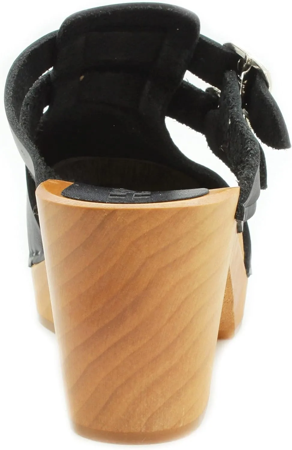 KLÄGN Swedish Wooden Mid-Heel Clogs