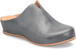 KORK-EASE Women's para Slip-On Leather Clog Flats with Comfort Cushioned Footbed