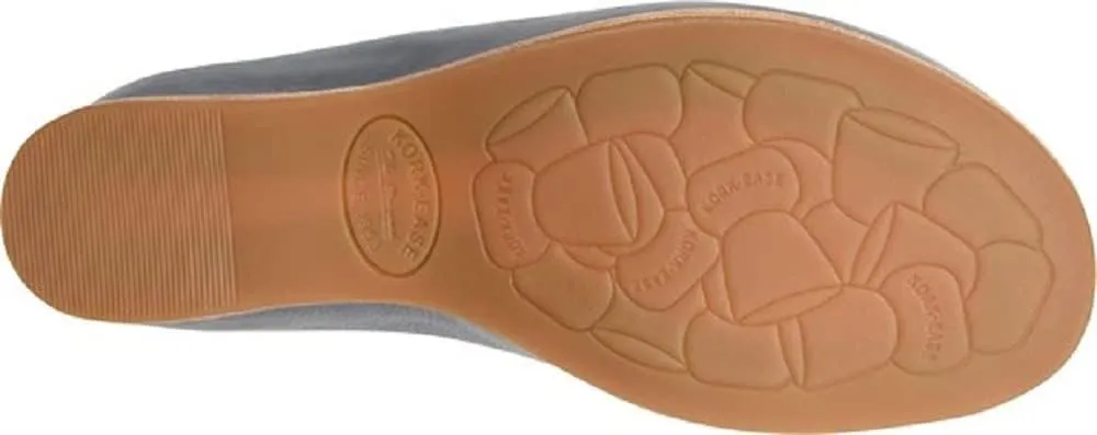 KORK-EASE Women's para Slip-On Leather Clog Flats with Comfort Cushioned Footbed