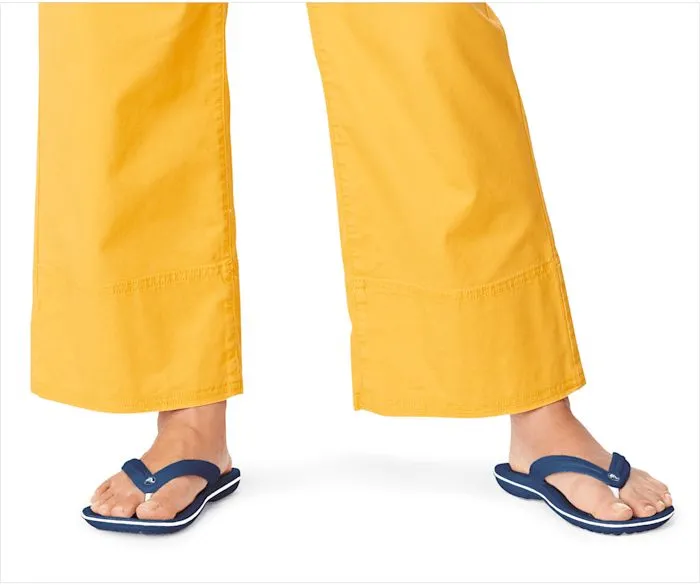 LADIES CROCBAND FLIP -NAVY