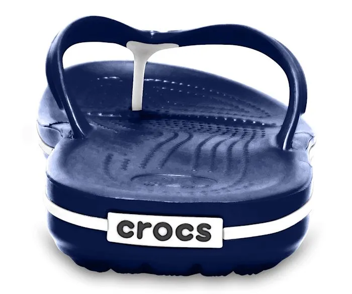 LADIES CROCBAND FLIP -NAVY