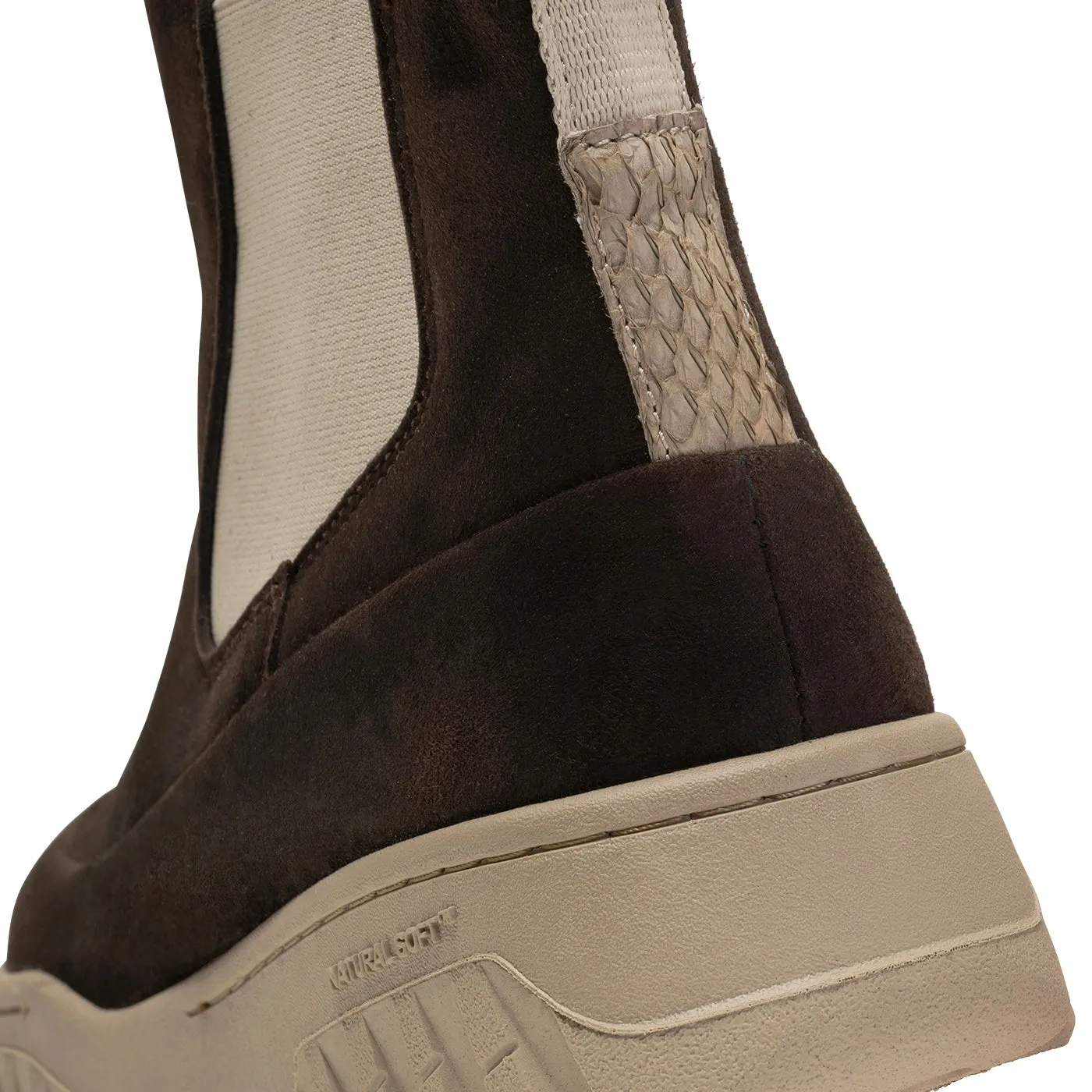Le Chelsea Suede - Chocolate