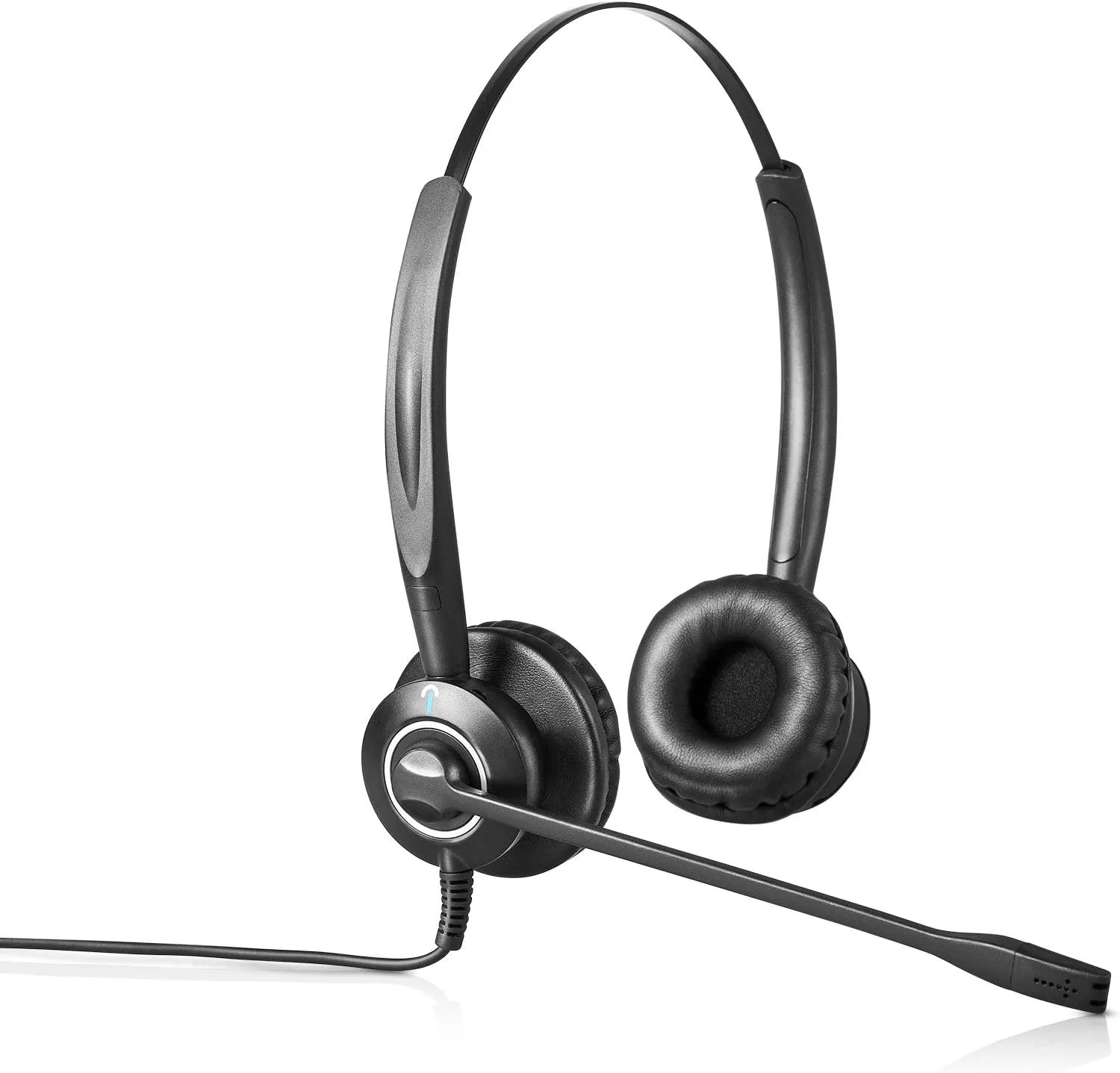 Leitner H950 Dual-Ear USB Computer Headset – Great for Working from Home. Works with Zoom, Jabber, Webex, Teams, Slack, Skype, RingCentral, 8x8, and All Other Softphone Brands