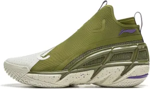 LI-NING BADFIVE Men's Reflective Lightweight High Rebound Mid Top Basketball Outdoor Shoes ABFU031