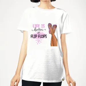 Life Is Better WOMEN GRAPHIC T-SHIRT