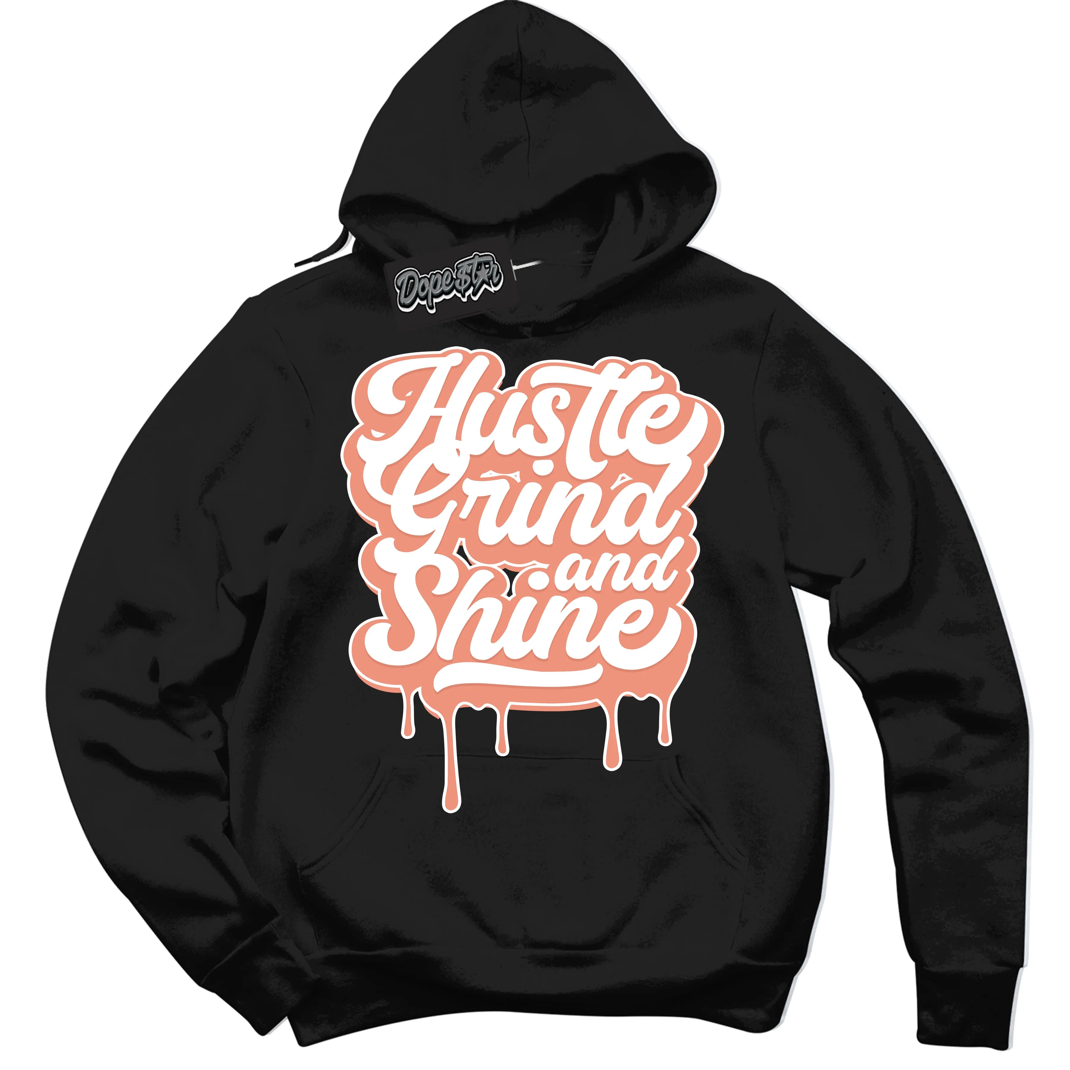 Light Wild Mango Dunk Sneaker Hoodie Hustle Grind And Shine Graphic