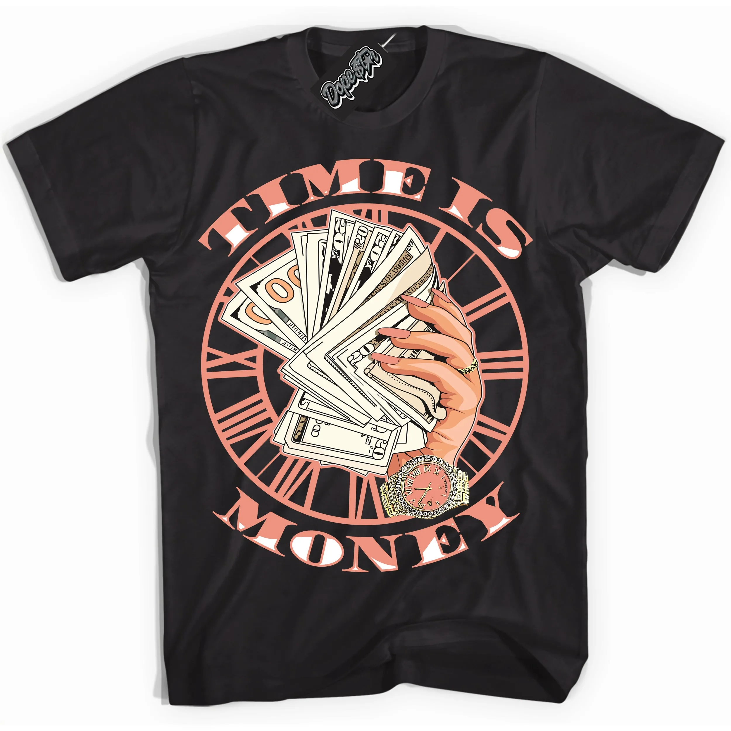 Light Wild Mango Dunk Sneaker Shirt Time Is Money Graphic