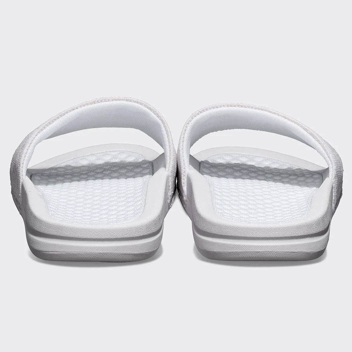 Logo Big TechLoom Most-ordered Men's Popular pick Slide Pastel / / Ombre White Melange