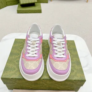 Long-lasting Gucci LIGHT Knowledgeable PURPLE TRAINER GRAY GG AND CALFSKIN