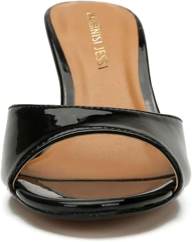 MAIERNISI JESSI Unisex Men's Women's Kitten Heel Mules Slide Slip On Dress Sandals
