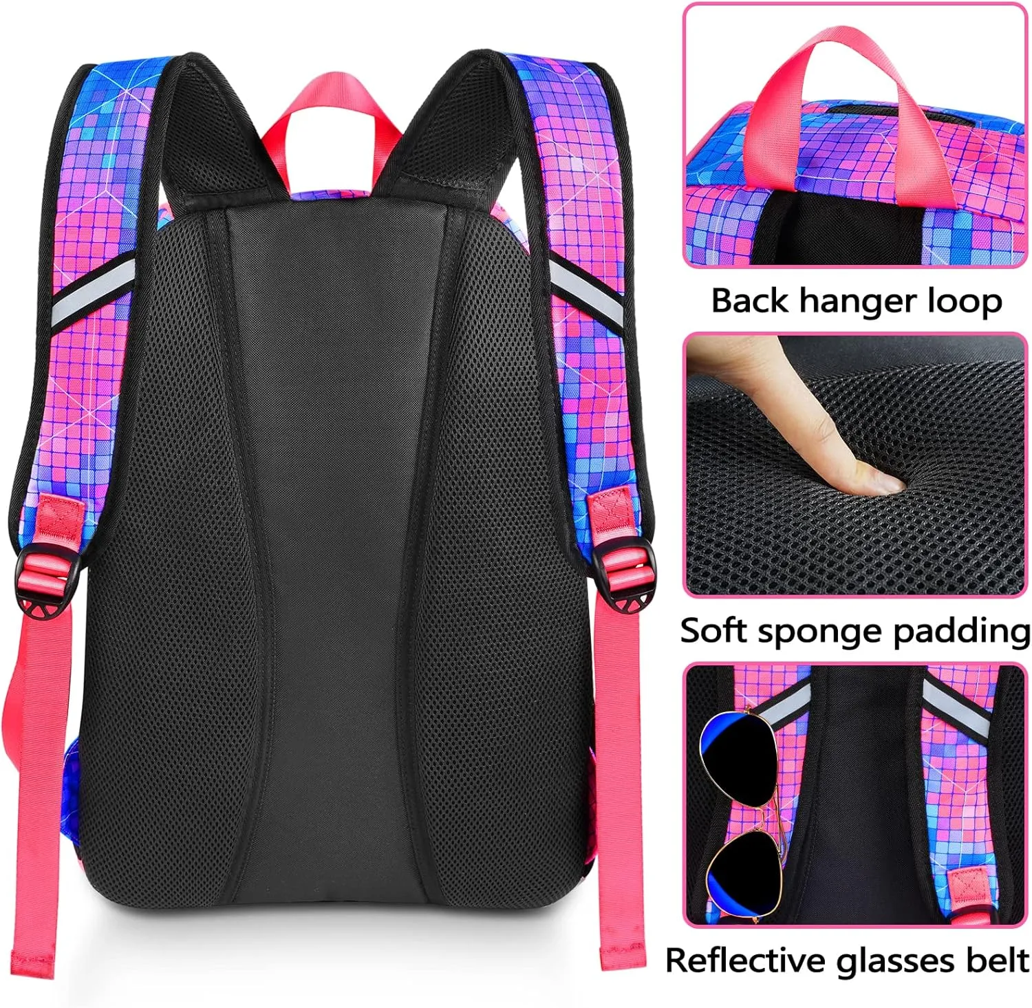 MATEIN Basketball Bag, Sturdy Soccer Bag with Ball Holder & Shoe Compartment, Large Basketball Backpack for Training Equipment, Water Resistant Sports Ball Backpack Fits Volleyball Football, Colorful