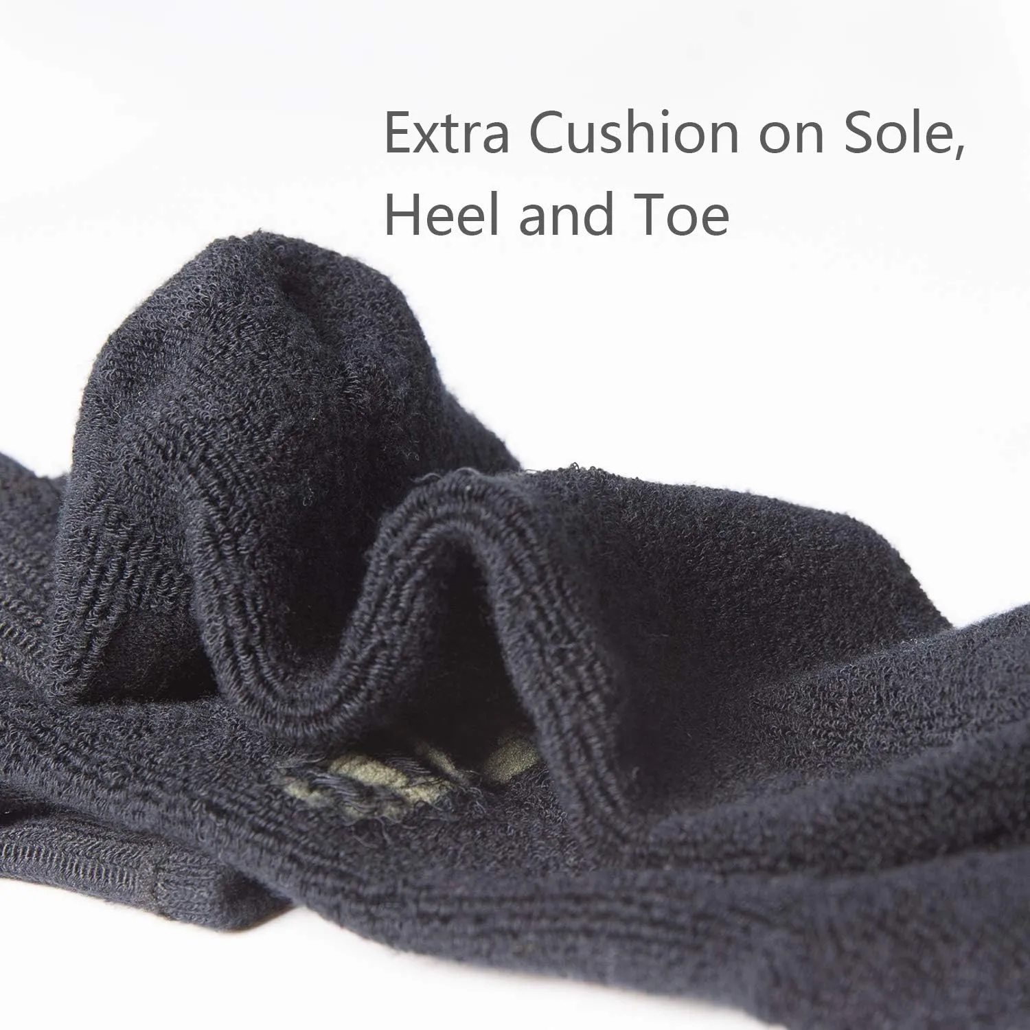  MD 6 Pairs Ankle Quarter Socks for Women and Men, Smell Control Cushioned Sole Casual Athletic Socks