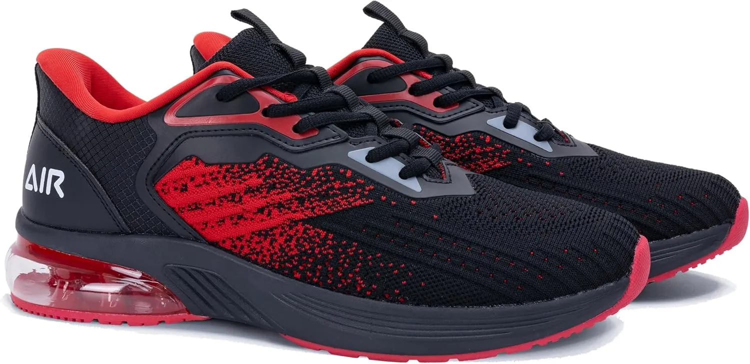 Men's Air Running Shoes Tennis Jogging Gym Fashion Sneaker Lightweight Knitting Breathable Athletic Walking Shoes US 7-12.5