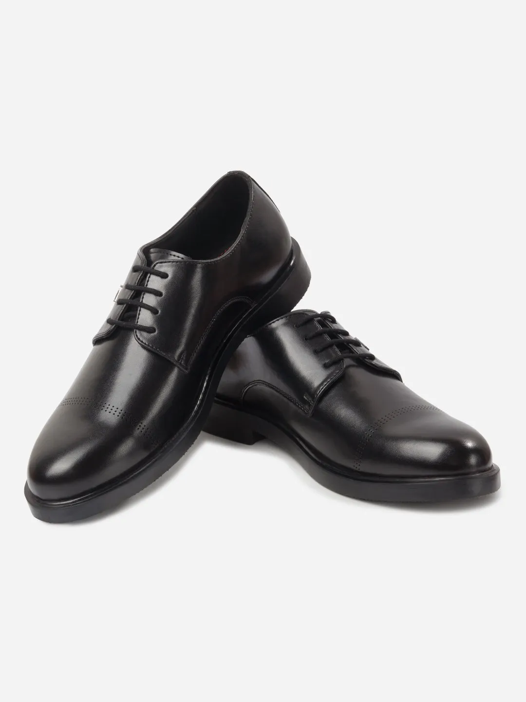 Men's Black Formal Laceup Shoes (IX1092)