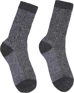 Men's Boot Baby Alpaca Socks, Unisex Cozy Winter Warm Gear, Breathable Soft Comfy Garment Foot Clothing for Men & Women