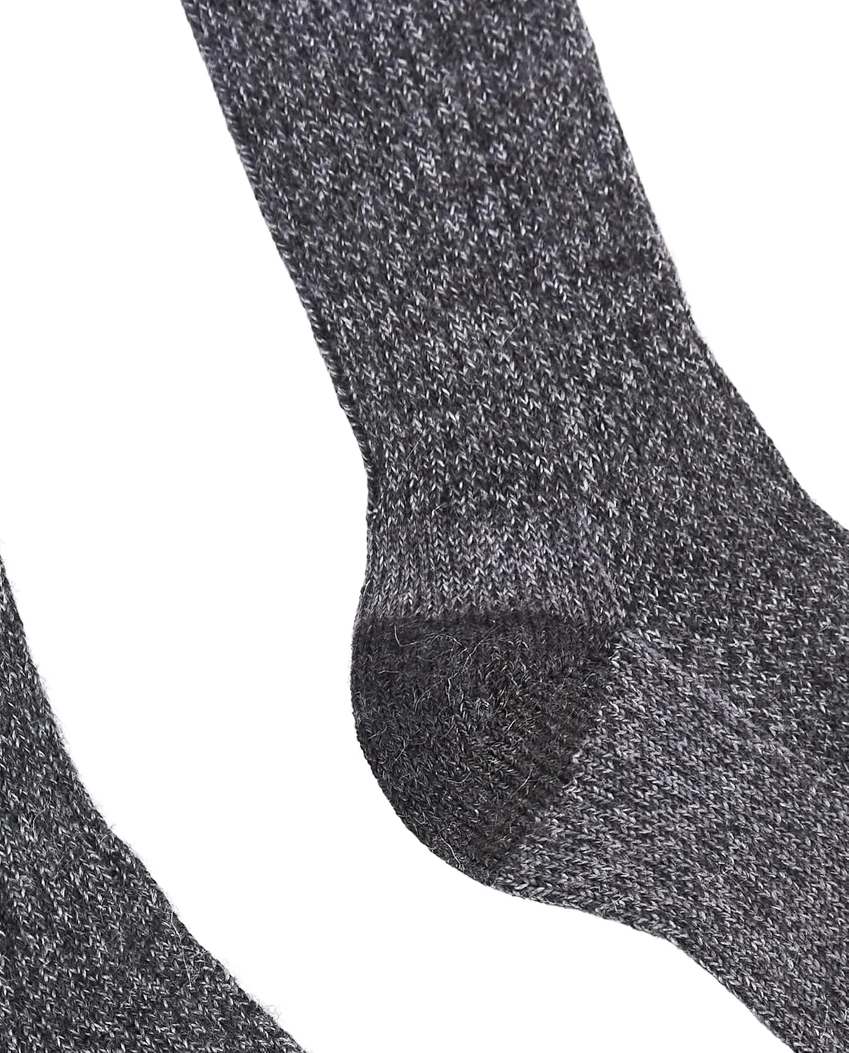 Men's Boot Baby Alpaca Socks, Unisex Cozy Winter Warm Gear, Breathable Soft Comfy Garment Foot Clothing for Men & Women
