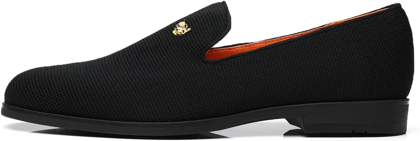 Men's Dress Loafers Stylish Flying Woven Party Wedding Shoes