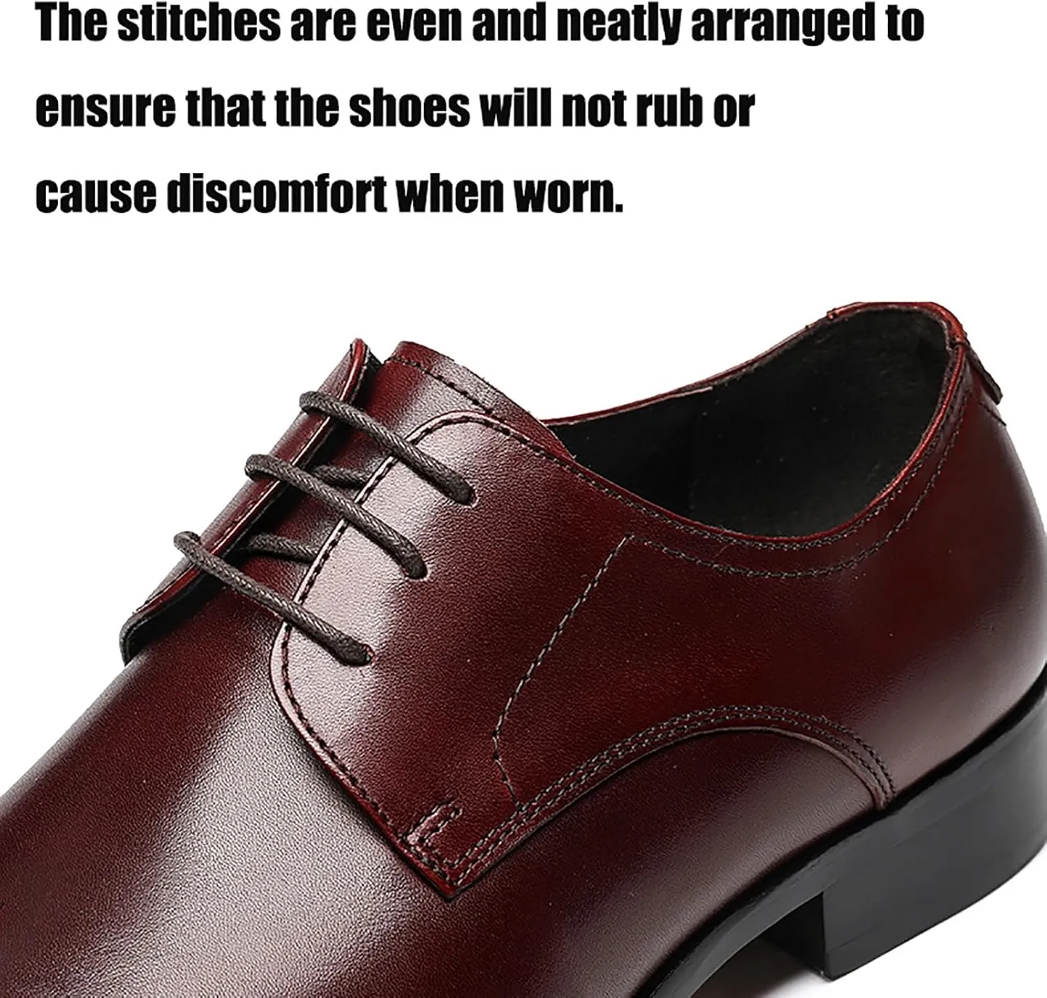 Men's Dress Shoes Oxford Style Premium Cowhide Cushioned Lining Rubber Sole Business Wedding Office Formal Shoes for Modern Professionals