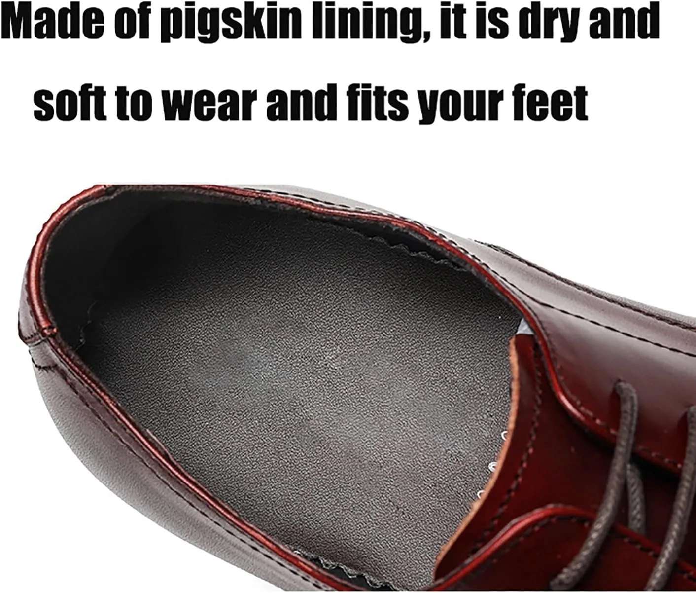 Men's Dress Shoes Oxford Style Premium Cowhide Cushioned Lining Rubber Sole Business Wedding Office Formal Shoes for Modern Professionals