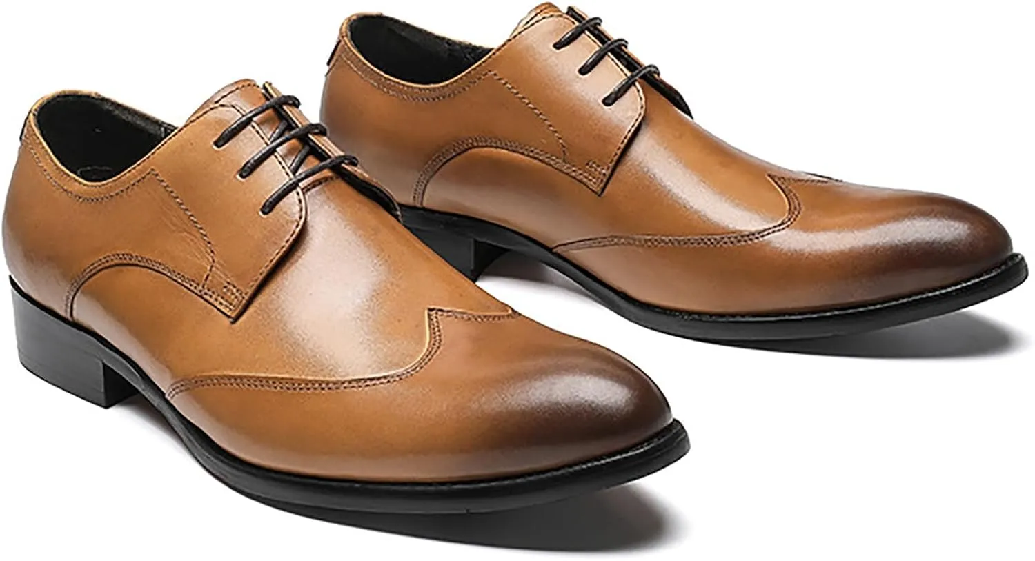 Men's Dress Shoes Oxford Style Premium Cowhide Cushioned Lining Rubber Sole Business Wedding Office Formal Shoes for Modern Professionals