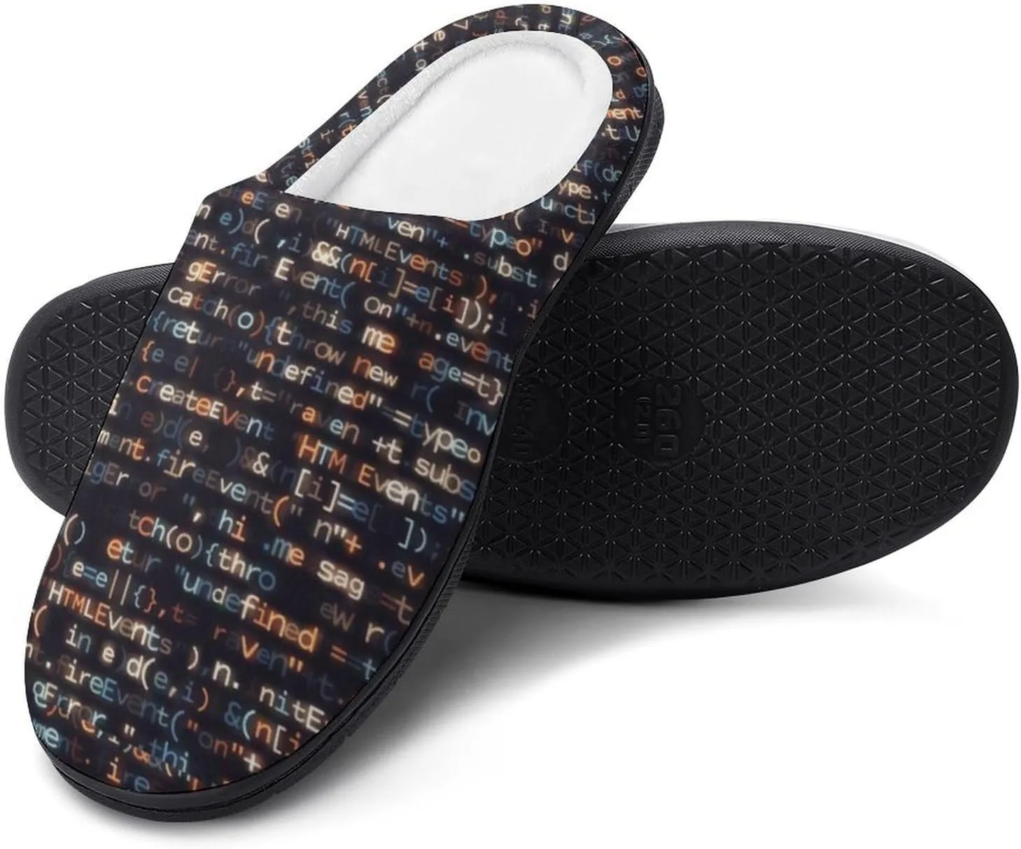 Mens House Slippers Women's Halloween Cotton Slippers Closed Toe Soft Clog Slippers Non-Slip Warm Indoor Outdoor Shoes
