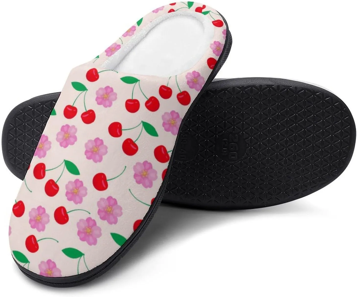 Mens House Slippers Women's Halloween Cotton Slippers Closed Toe Soft Clog Slippers Non-Slip Warm Indoor Outdoor Shoes