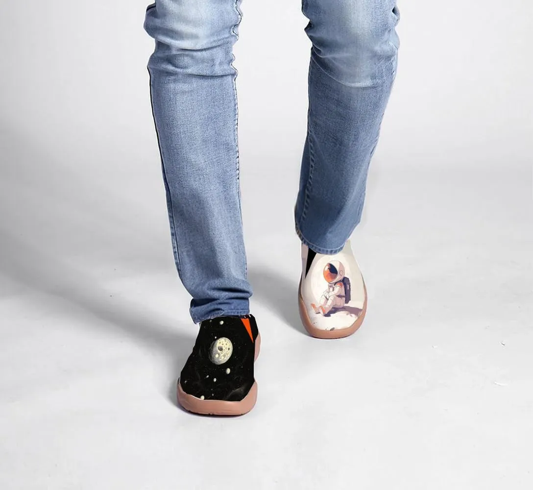 Men's Lightweight Loafers Breathable Slip-on All-Season Traction Flexible Sole Odor-Resistant Cushioned Comfort Travel