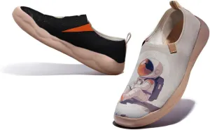 Men's Lightweight Loafers Breathable Slip-on All-Season Traction Flexible Sole Odor-Resistant Cushioned Comfort Travel