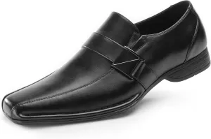 Men's Loafers Dress Shoes Slip on, Leather Lined, Cushioned Insole, Soft Lining, Sturdy Design with Buckle, Classic Comfort Elegance
