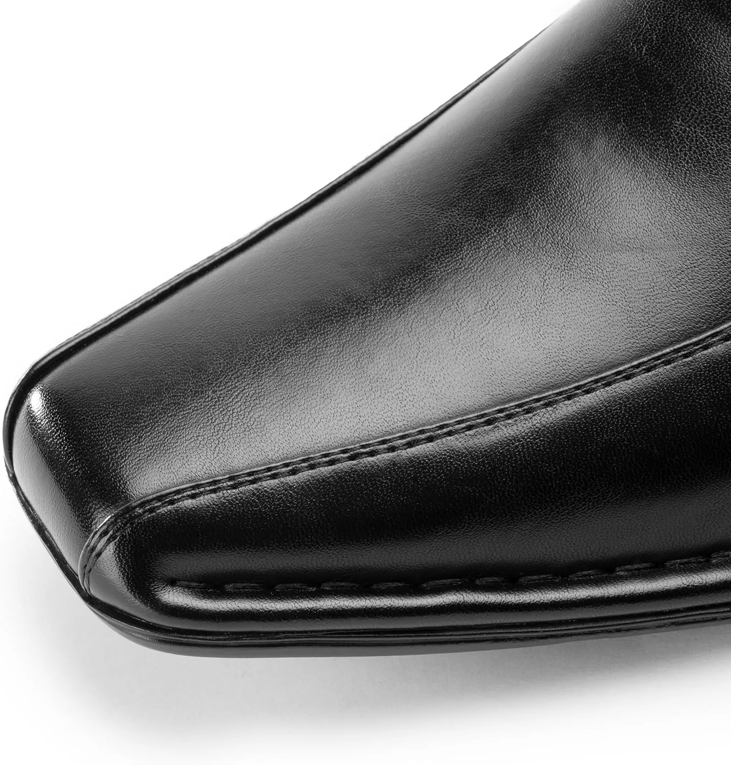 Men's Loafers Dress Shoes Slip on, Leather Lined, Cushioned Insole, Soft Lining, Sturdy Design with Buckle, Classic Comfort Elegance