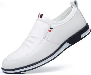 Men's Premium Leather Soft Loafers Slip on Shoes,Casual Fashion Business Office Formal Driving Shoes for Men