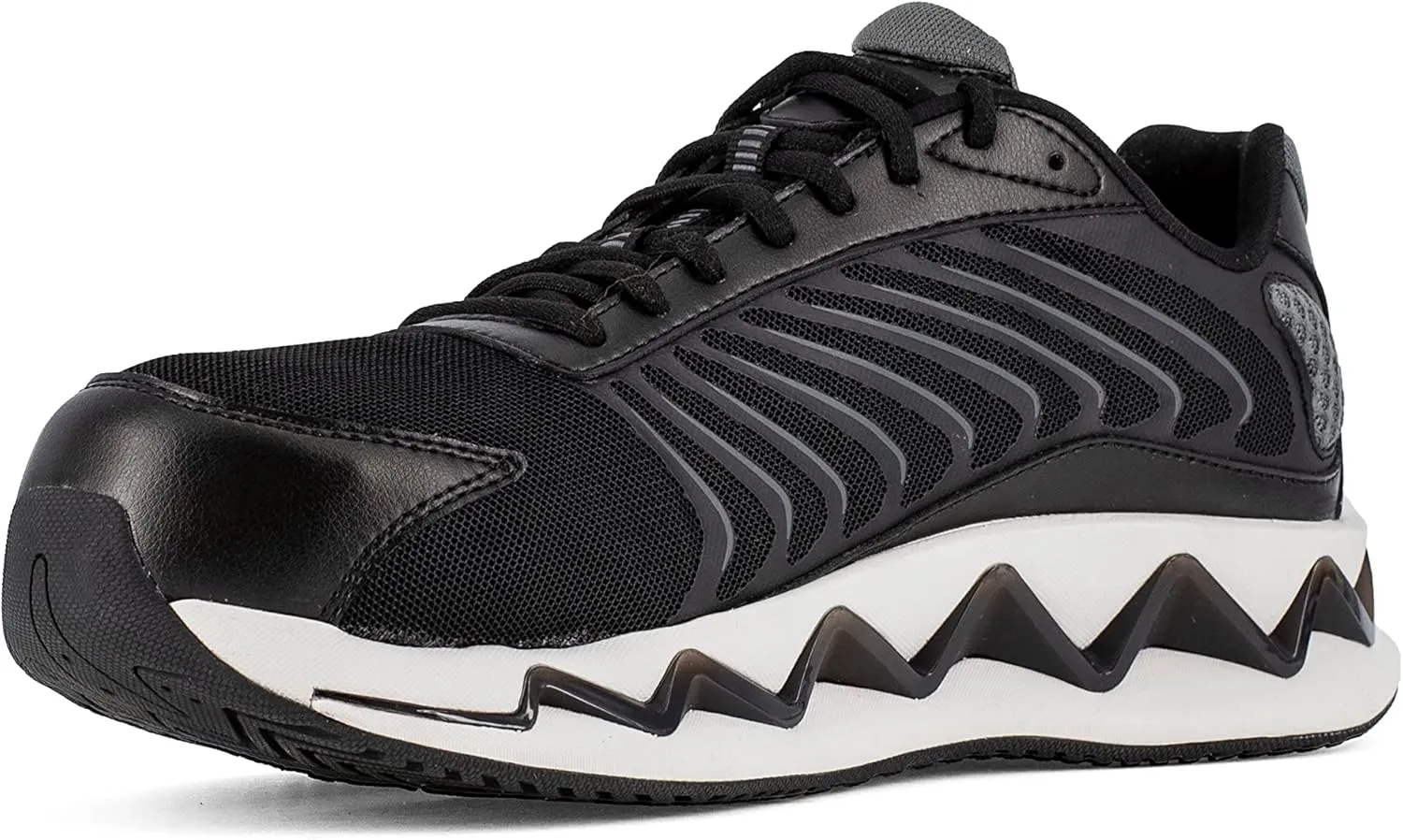 Men's Rb3221 Zig Elusion Heritage Work Construction Shoe Black Safety