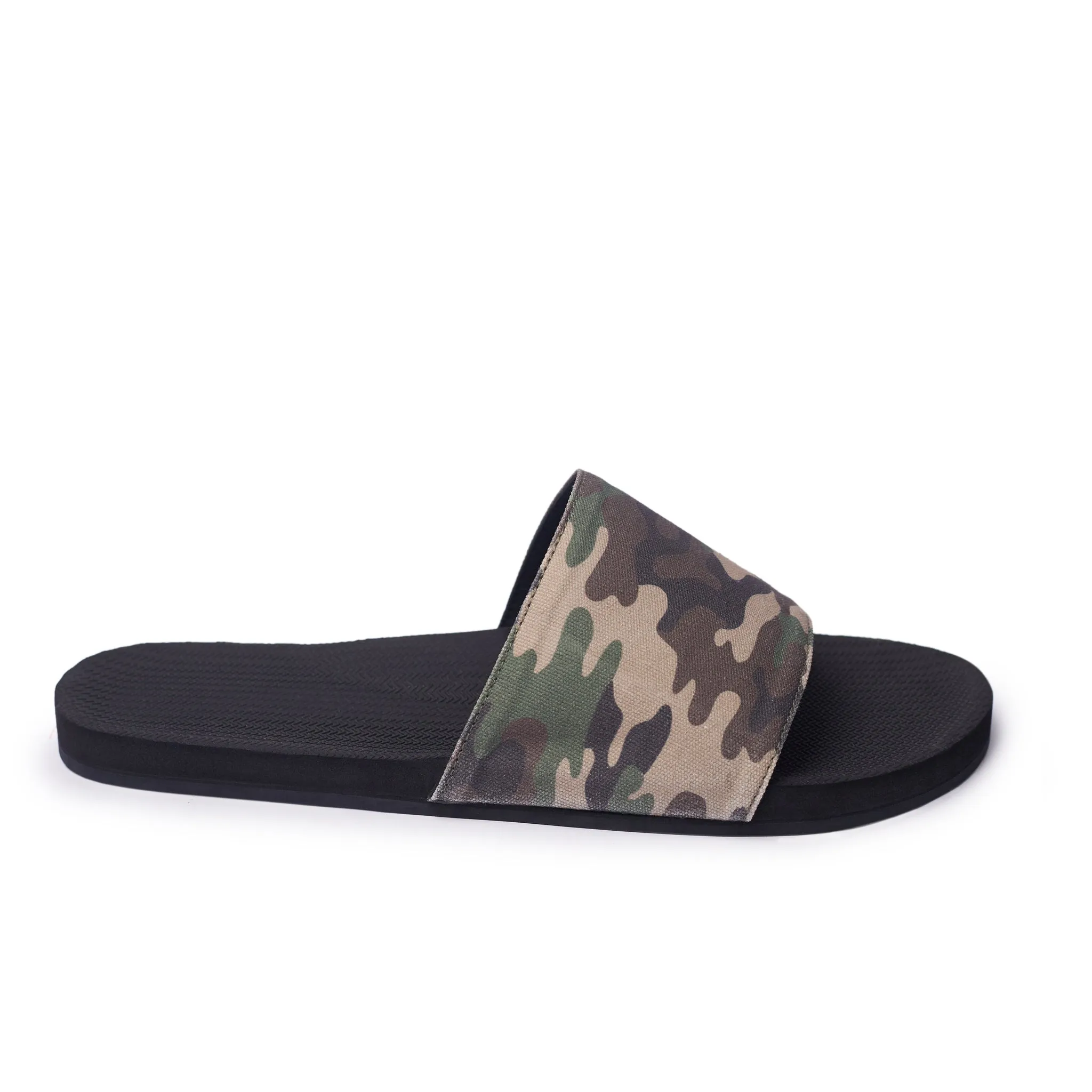 Men's Slide Black & Camo