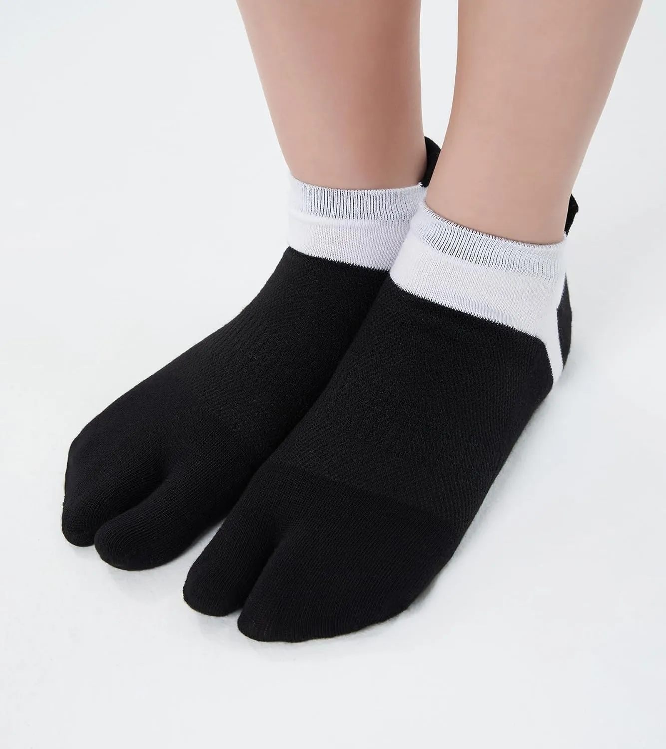 Men's Tabi Socks Flip Flop Split Toe Big Toe Cotton Athletic 4 Pack 6 Pack