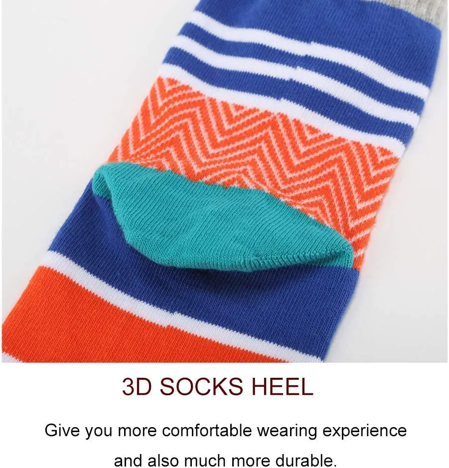 Men's Tabi Socks Flip Flop Split Toe Crew Geta Cotton Pack of 6