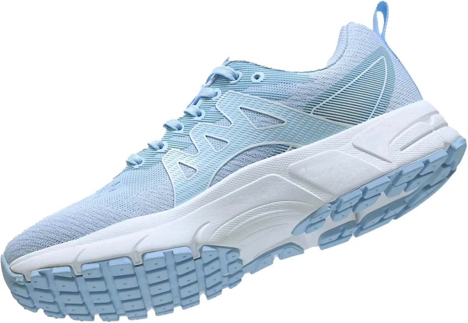 Men's Trail Running Shoes, Lightweight Hiking Sneakers with Arch Support, Non-Slip Shock Absorbing Outdoor Shoes for Mountain Trekking & Athletic Training