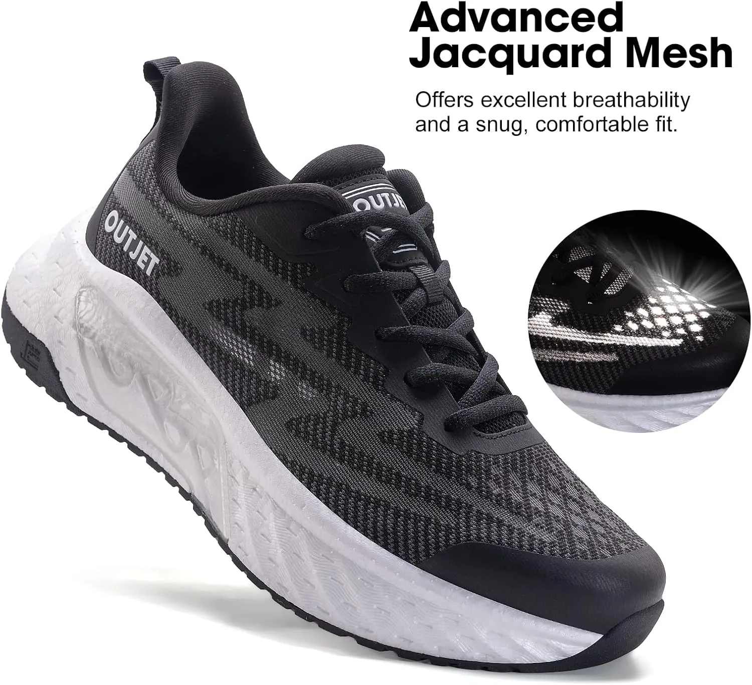 Men's Walking Shoes Running Tennis Comfortable Breathable Lightweight Non-Slip Fashion Sneakers for Athletic Gym Workout